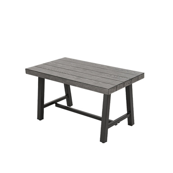 Winston Porter Defrance Metal Outdoor Coffee Table Wayfair Canada